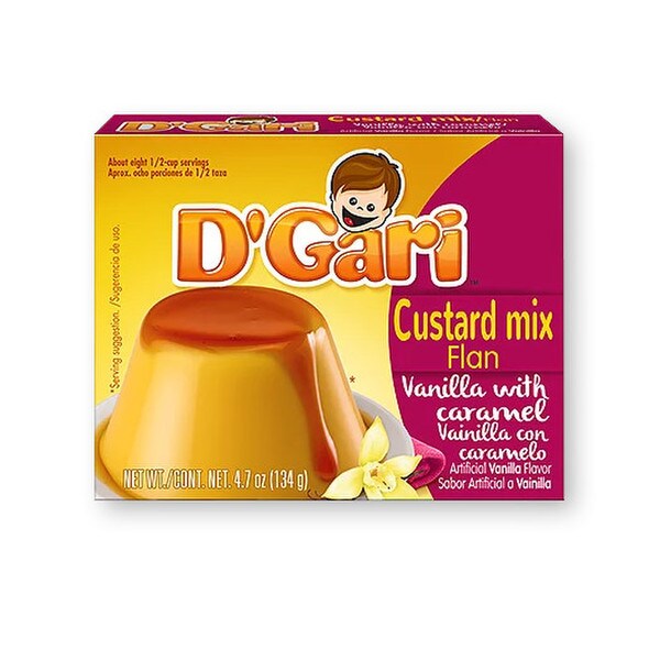 D'GARI FLAN CUSTARD CARAMEL 4.7oz